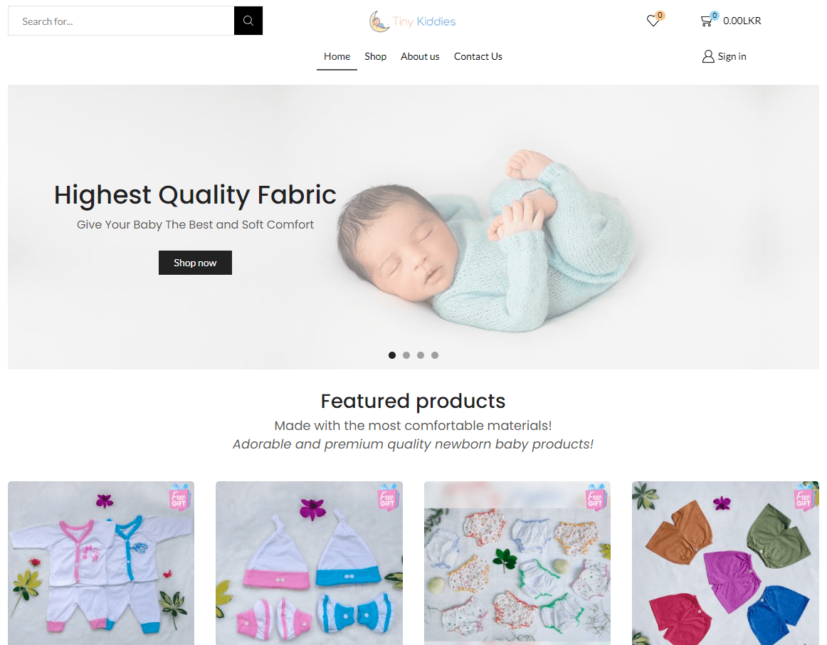 TinyKiddies project screenshot